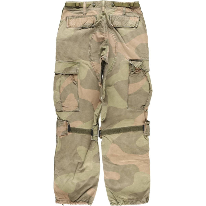 Camouflage Multicam Camo Ripstop Military Cargo Pants, Combat Pants, Size 46 unclear Khaki type sage green Vintage Second Hand