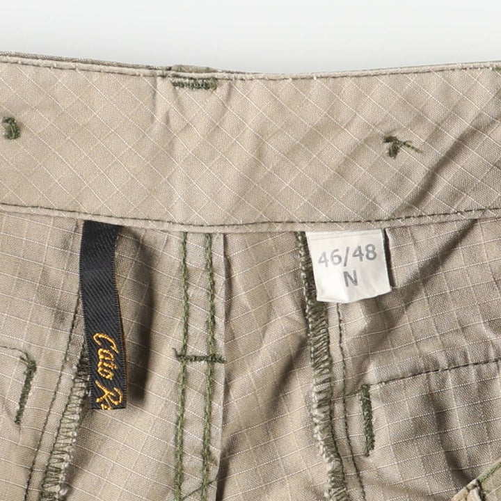 Camouflage Multicam Camo Ripstop Military Cargo Pants, Combat Pants, Size 46 unclear Khaki type sage green Vintage Second Hand