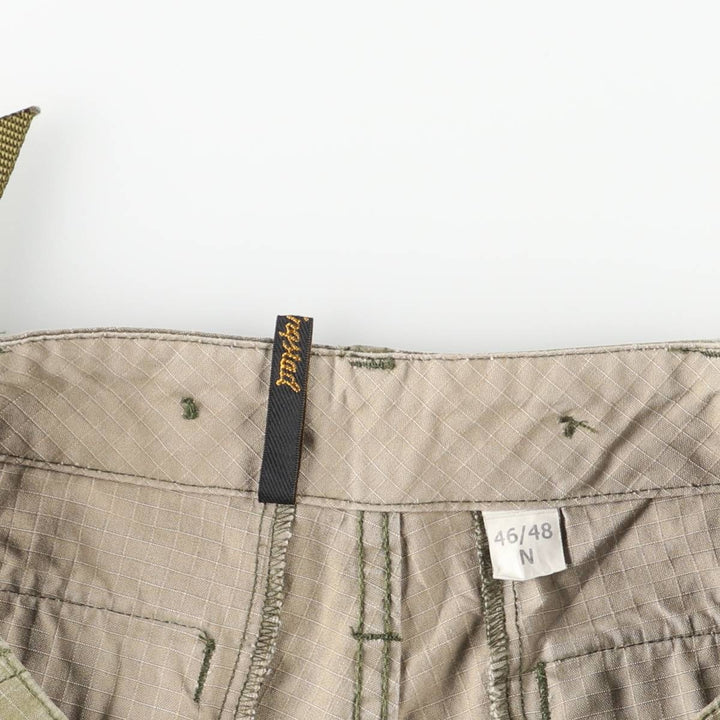 Camouflage Multicam Camo Ripstop Military Cargo Pants, Combat Pants, Size 46 unclear Khaki type sage green Vintage Second Hand