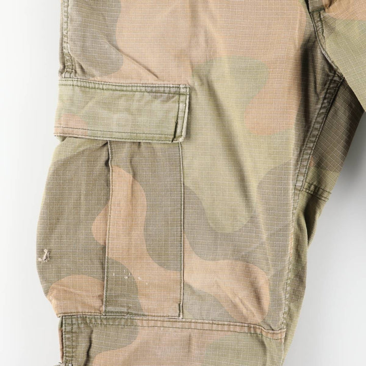 Camouflage Multicam Camo Ripstop Military Cargo Pants, Combat Pants, Size 46 unclear Khaki type sage green Vintage Second Hand