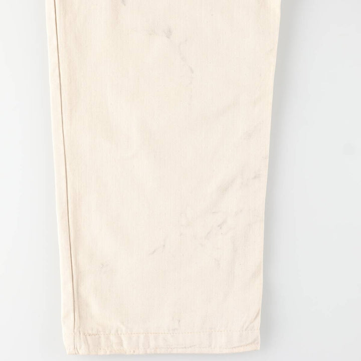 1980'S German Army Herringbone Sailor Pants, Size 50, Men's, Size W37, Vintage cotton white type Vintage Second Hand