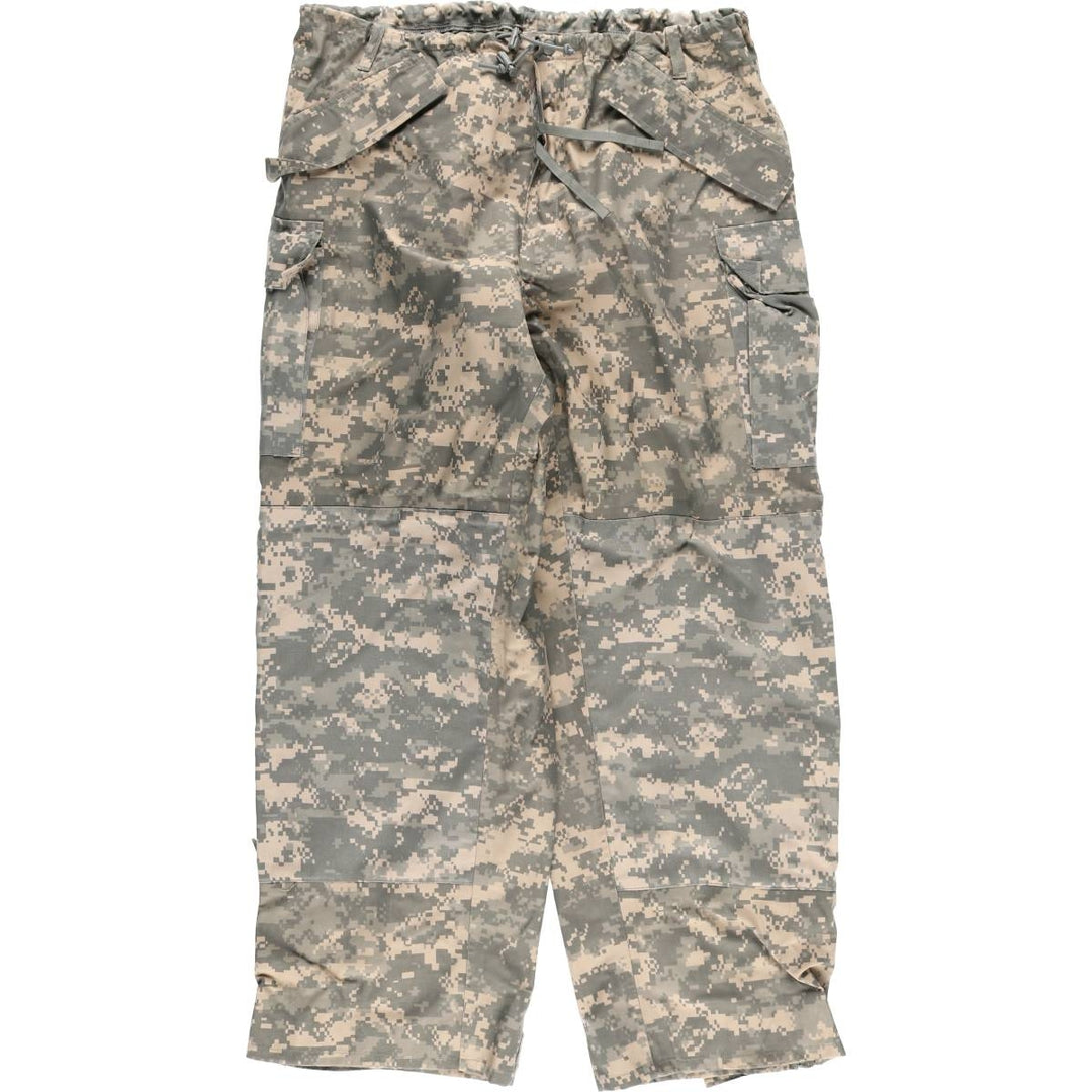 Camouflage ACU Digital Camo Military Cargo Pants, Men's Size Medium unclear Khaki type sage green Vintage Second Hand