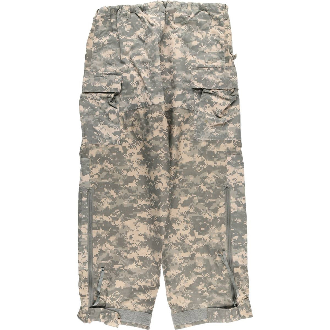 Camouflage ACU Digital Camo Military Cargo Pants, Men's Size Medium unclear Khaki type sage green Vintage Second Hand