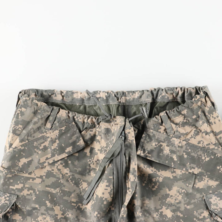 Camouflage ACU Digital Camo Military Cargo Pants, Men's Size Medium unclear Khaki type sage green Vintage Second Hand