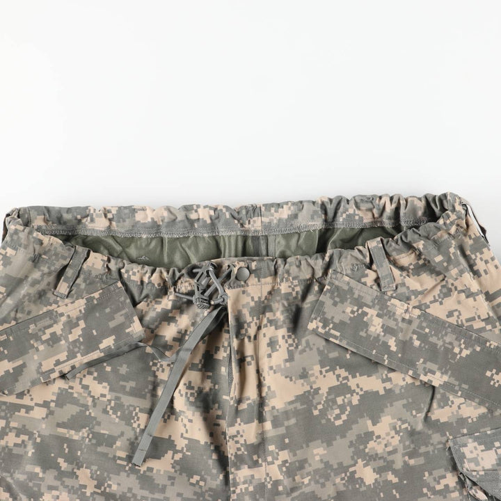 Camouflage ACU Digital Camo Military Cargo Pants, Men's Size Medium unclear Khaki type sage green Vintage Second Hand