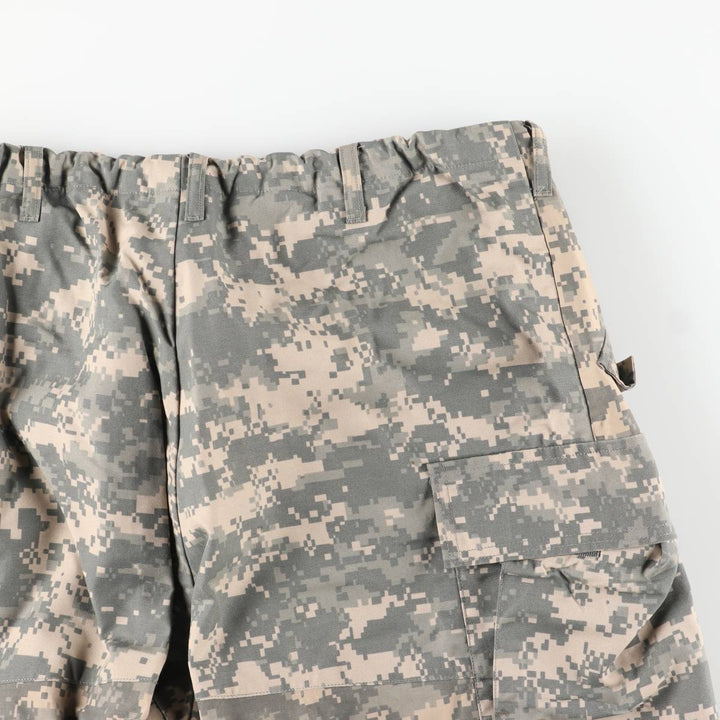 Camouflage ACU Digital Camo Military Cargo Pants, Men's Size Medium unclear Khaki type sage green Vintage Second Hand