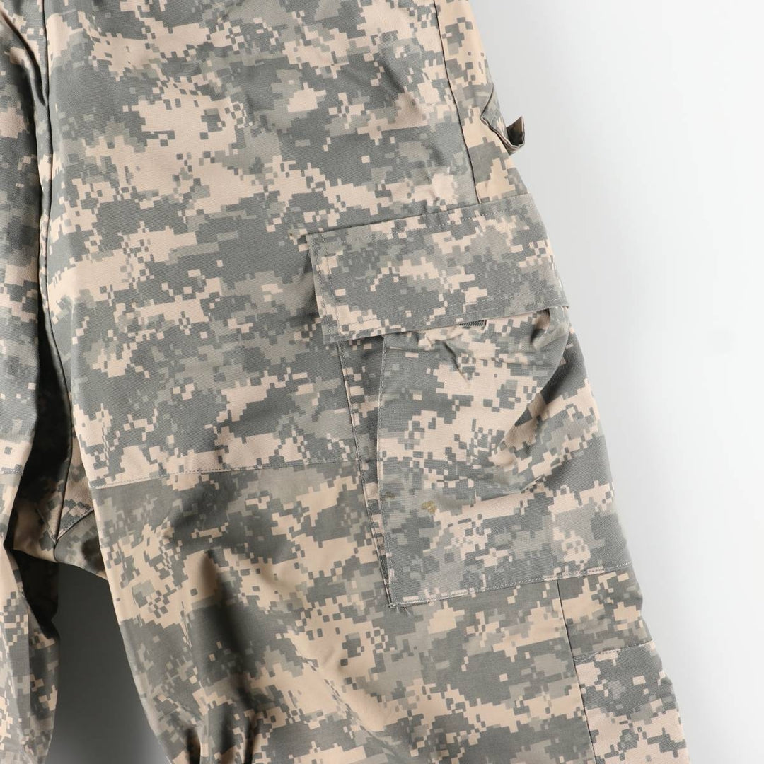 Camouflage ACU Digital Camo Military Cargo Pants, Men's Size Medium unclear Khaki type sage green Vintage Second Hand