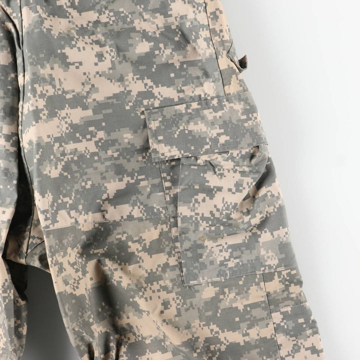 Camouflage ACU Digital Camo Military Cargo Pants, Men's Size Medium unclear Khaki type sage green Vintage Second Hand