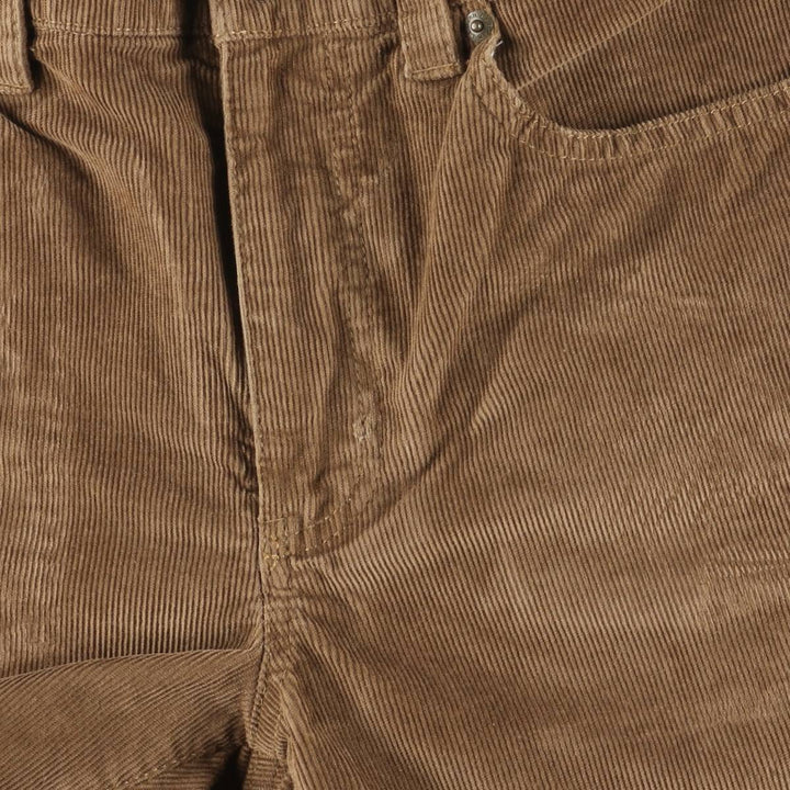 LLBean Standard Fit Corduroy Pants, Men's, Size W33 cotton brown type Vintage Second Hand