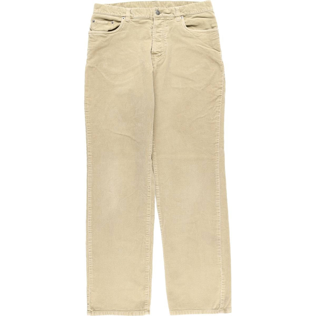 2000'S Patagonia ORGANIC COTTON Corduroy Pants (55105F7) Men's Size 34 Organic cotton Beige type Vintage Second Hand