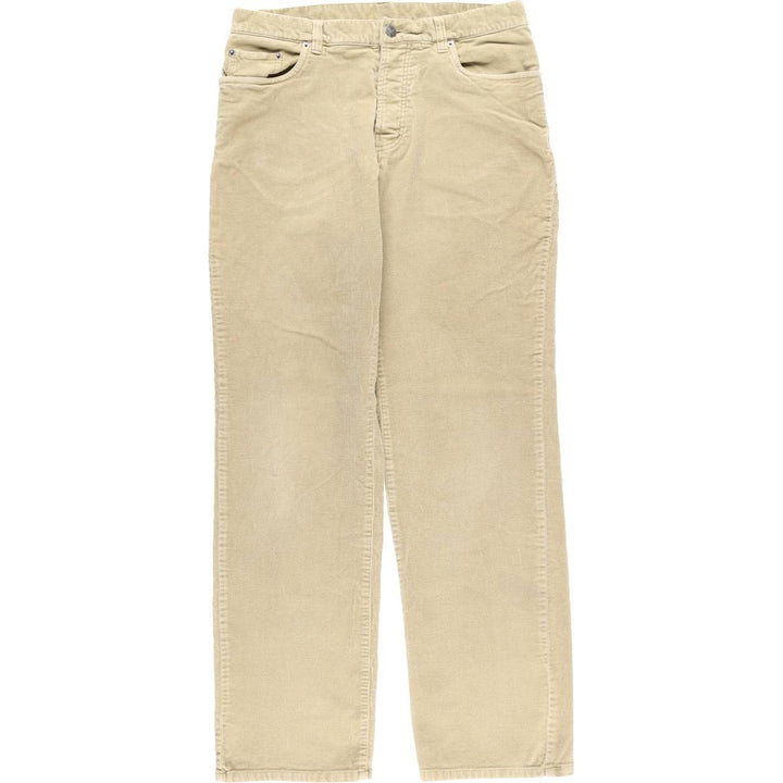 2000'S Patagonia ORGANIC COTTON Corduroy Pants (55105F7) Men's Size 34 Organic cotton Beige type Vintage Second Hand