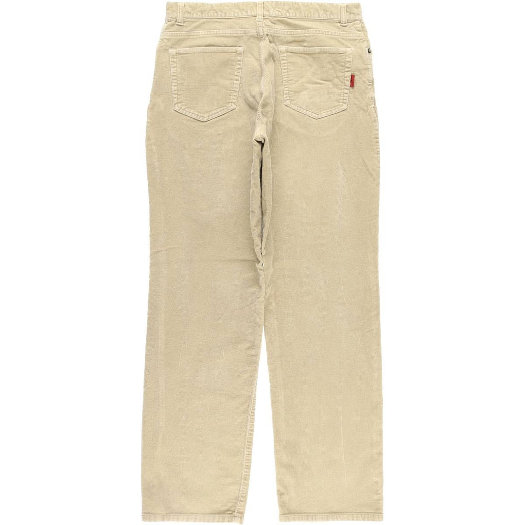 2000'S Patagonia ORGANIC COTTON Corduroy Pants (55105F7) Men's Size 34 Organic cotton Beige type Vintage Second Hand