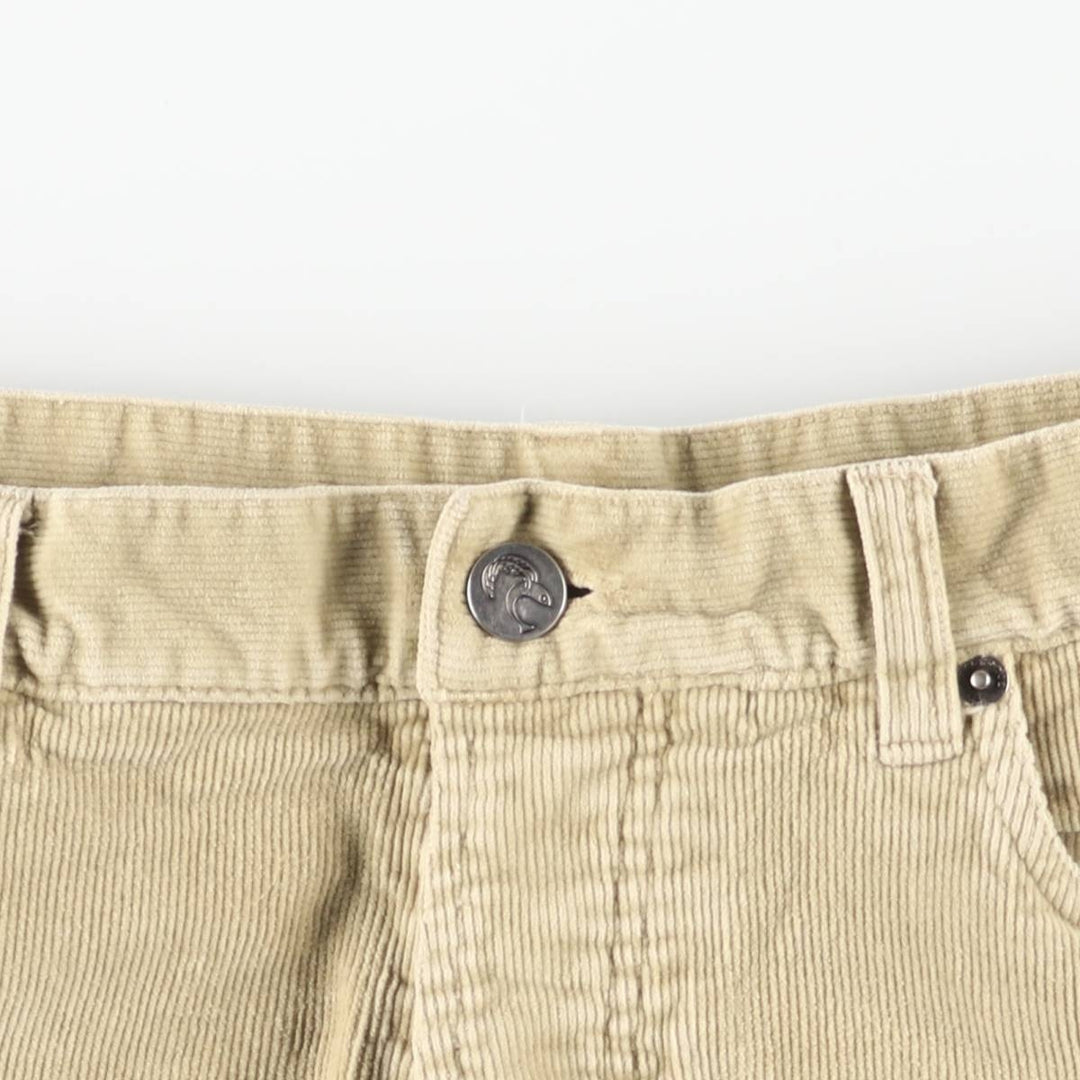 2000'S Patagonia ORGANIC COTTON Corduroy Pants (55105F7) Men's Size 34 Organic cotton Beige type Vintage Second Hand