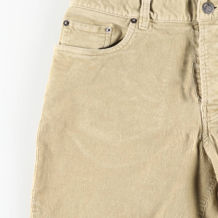 2000'S Patagonia ORGANIC COTTON Corduroy Pants (55105F7) Men's Size 34 Organic cotton Beige type Vintage Second Hand