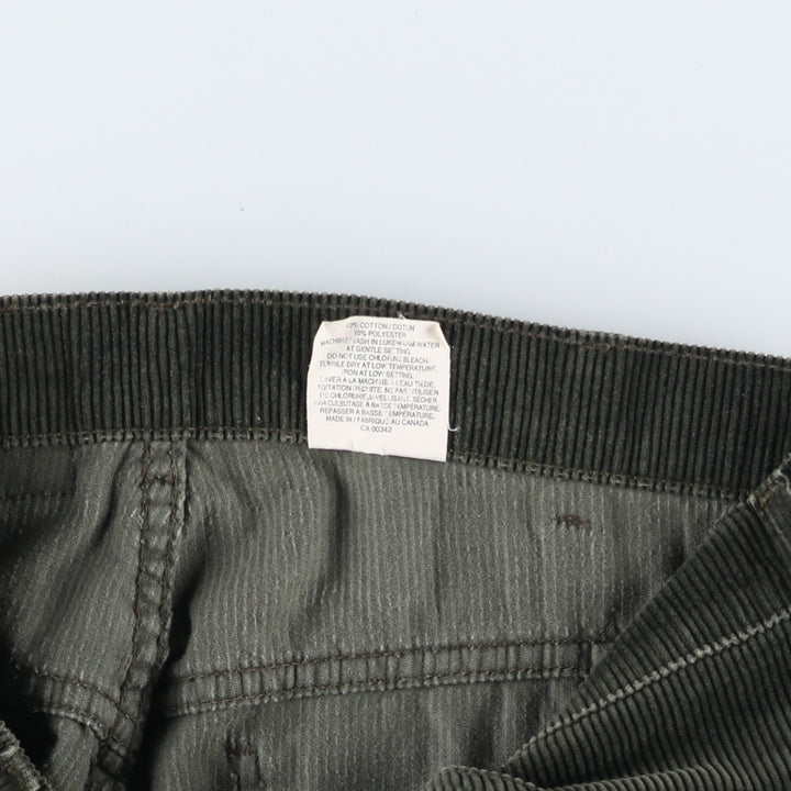 Levi's 655 Corduroy Pants, Made in Canada, Men's Size W34 cotton Khaki type sage green Vintage Second Hand