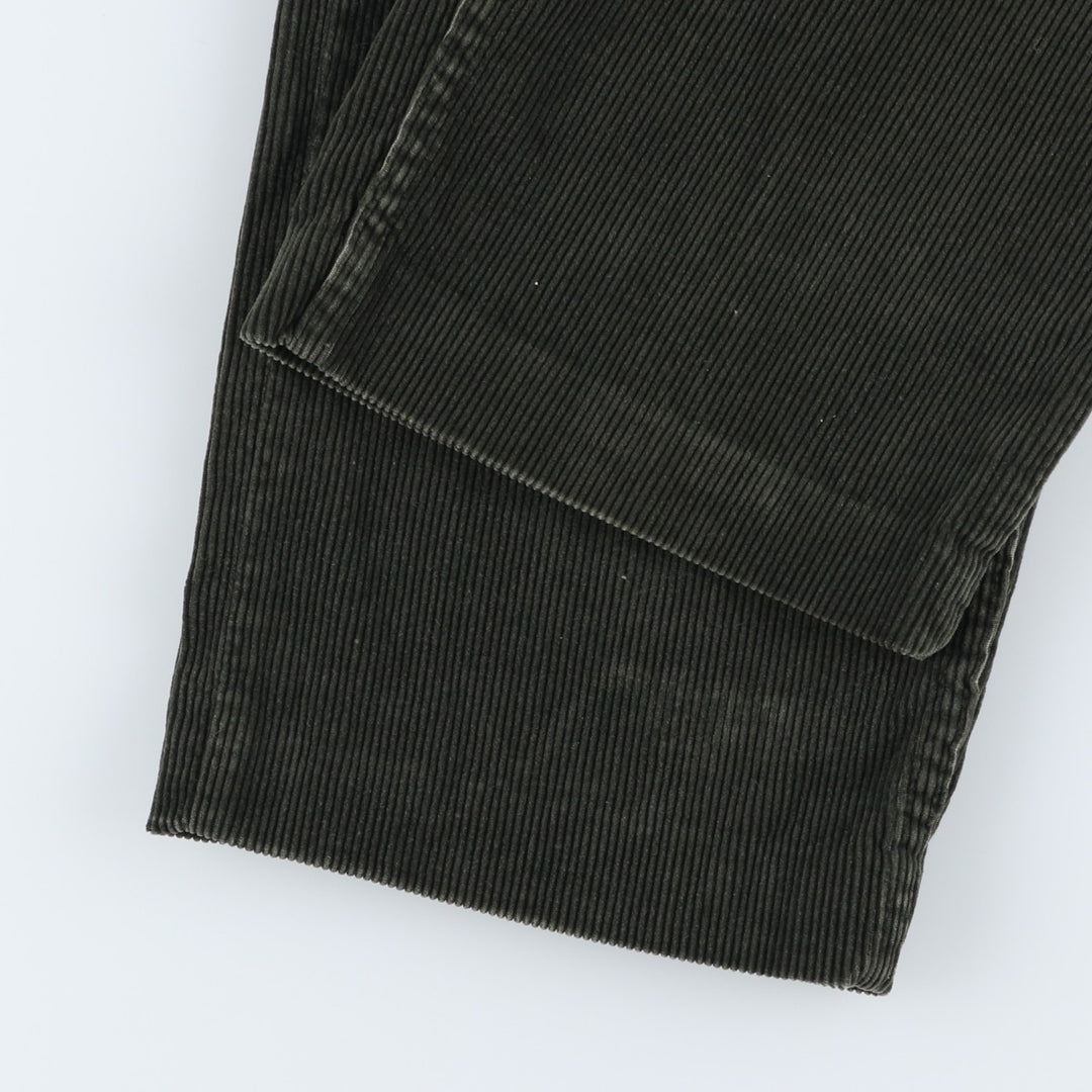 Levi's 655 Corduroy Pants, Made in Canada, Men's Size W34 cotton Khaki type sage green Vintage Second Hand