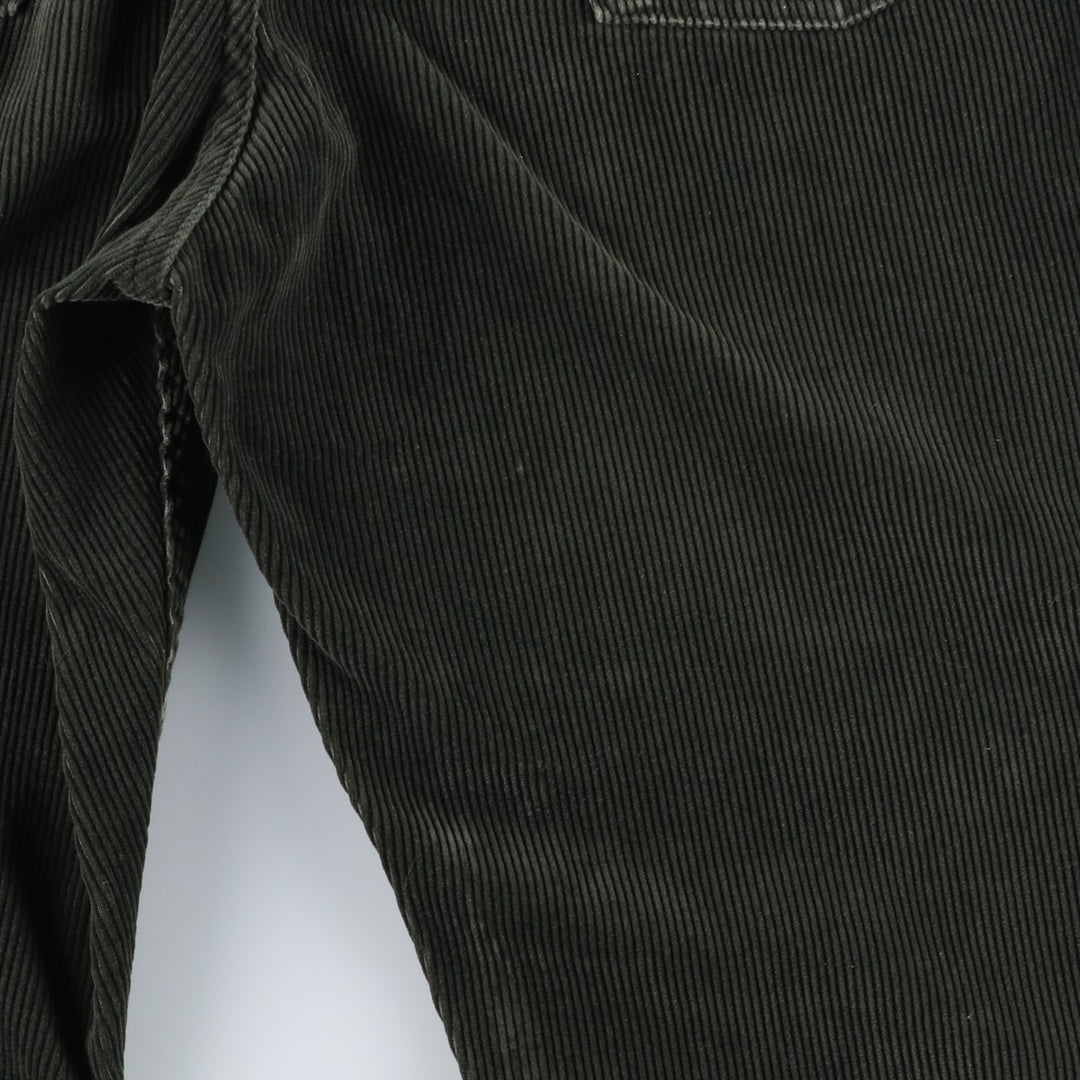 Levi's 655 Corduroy Pants, Made in Canada, Men's Size W34 cotton Khaki type sage green Vintage Second Hand