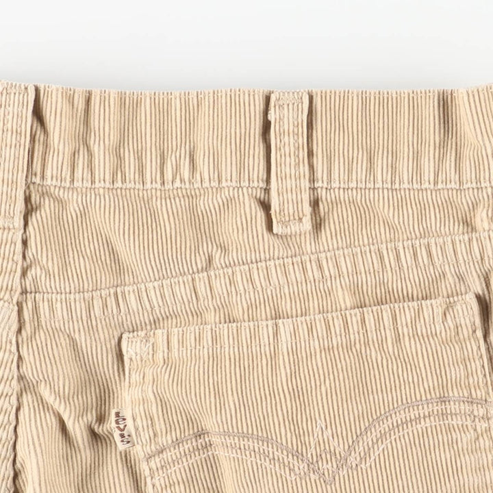 Vintage Levi's 70s-80'S Flare Cut Corduroy Pants for Men, Size W31 unclear Beige type Vintage Second Hand