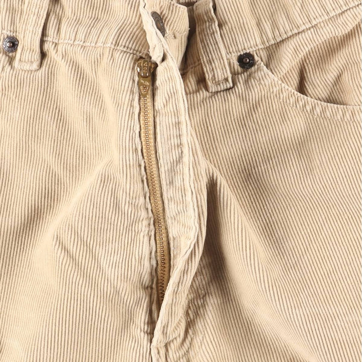 Vintage Levi's 70s-80'S Flare Cut Corduroy Pants for Men, Size W31 unclear Beige type Vintage Second Hand