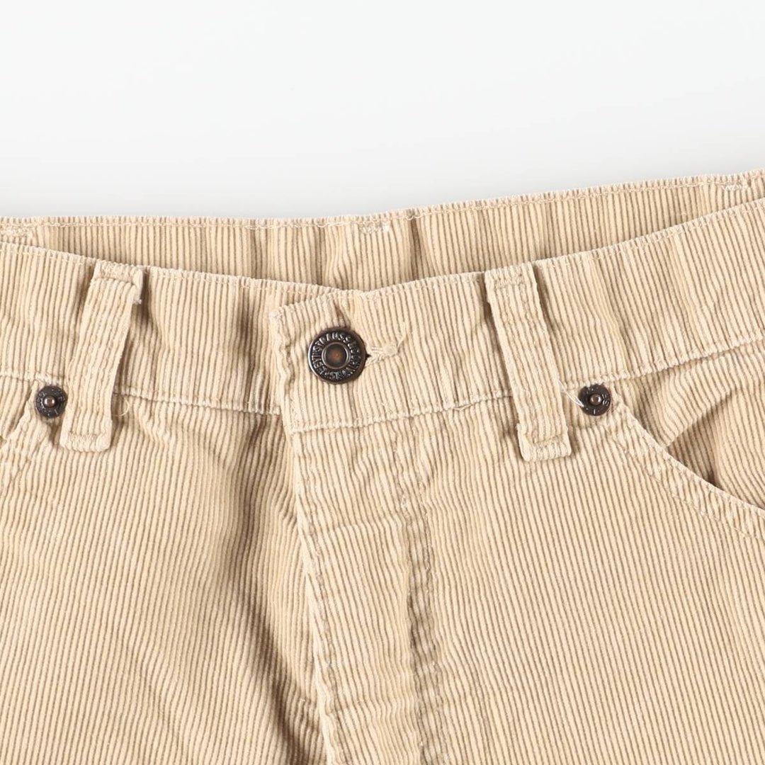 Vintage Levi's 70s-80'S Flare Cut Corduroy Pants for Men, Size W31 unclear Beige type Vintage Second Hand