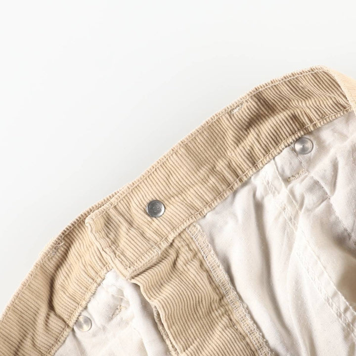 Vintage Levi's 70s-80'S Flare Cut Corduroy Pants for Men, Size W31 unclear Beige type Vintage Second Hand