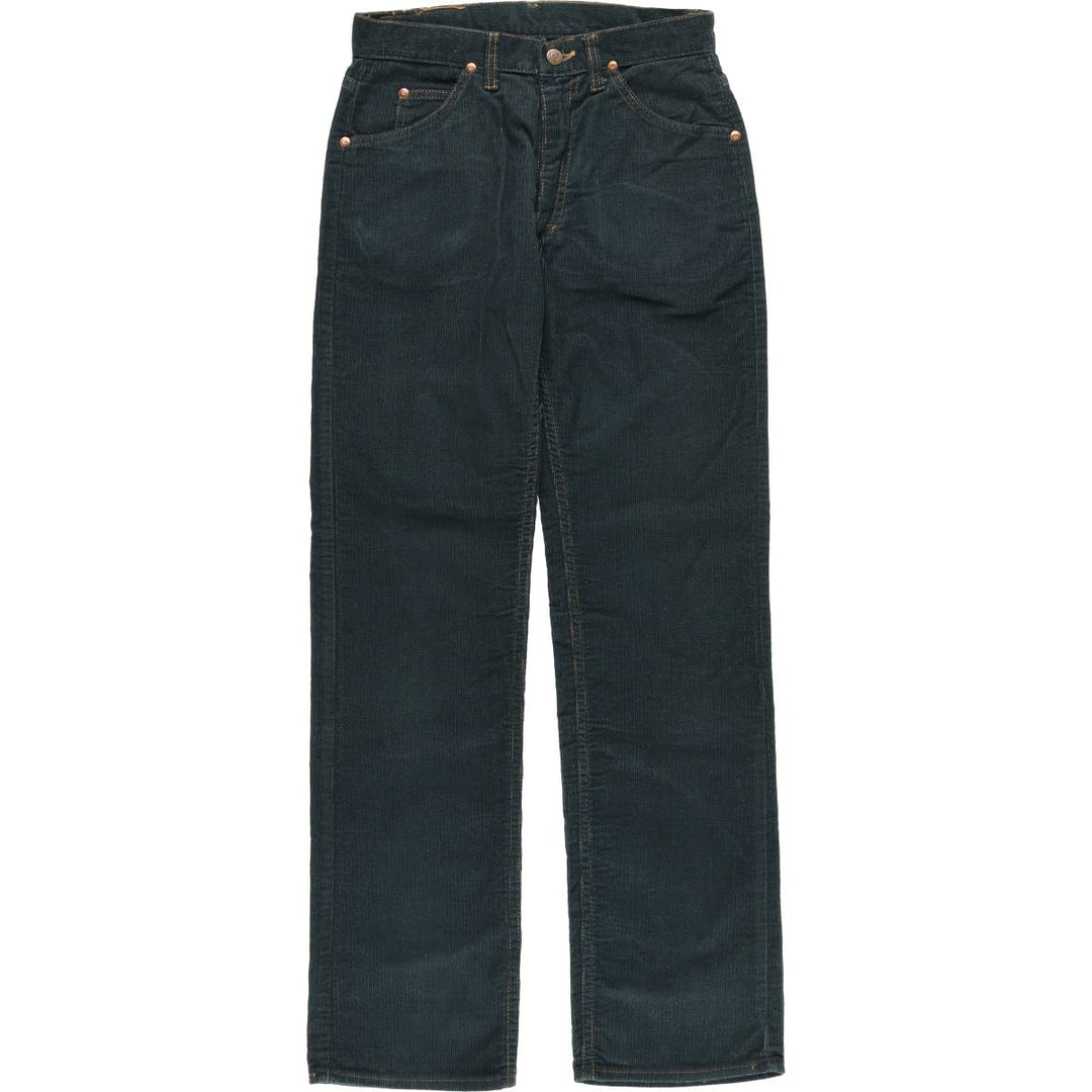 Lee Corduroy Pants Made in USA Women's L (w28) Vintage cotton black type Vintage Second Hand