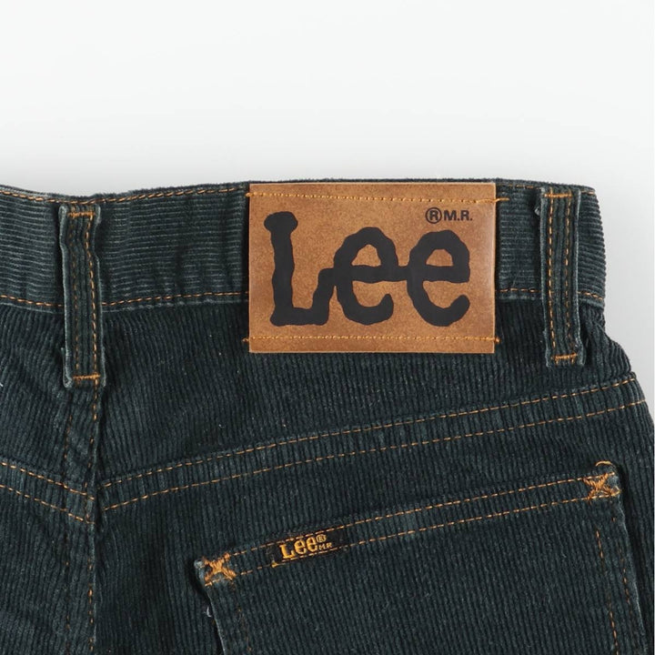 Lee Corduroy Pants Made in USA Women's L (w28) Vintage cotton black type Vintage Second Hand