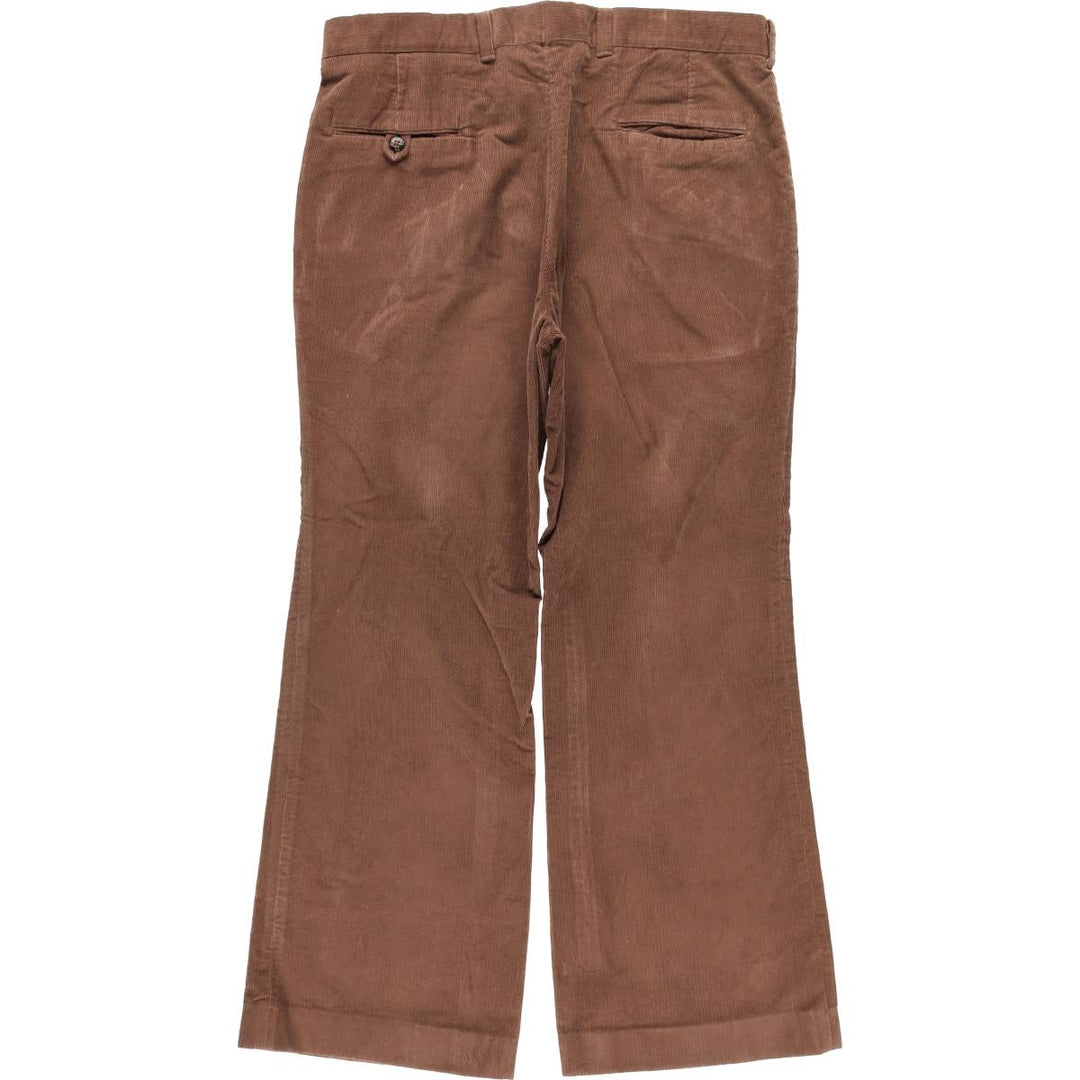 Vintage Levi's PANATELA Flared Corduroy Pants from the 1970'S and 1980s, Men's Size 36 unclear brown type Vintage Second Hand