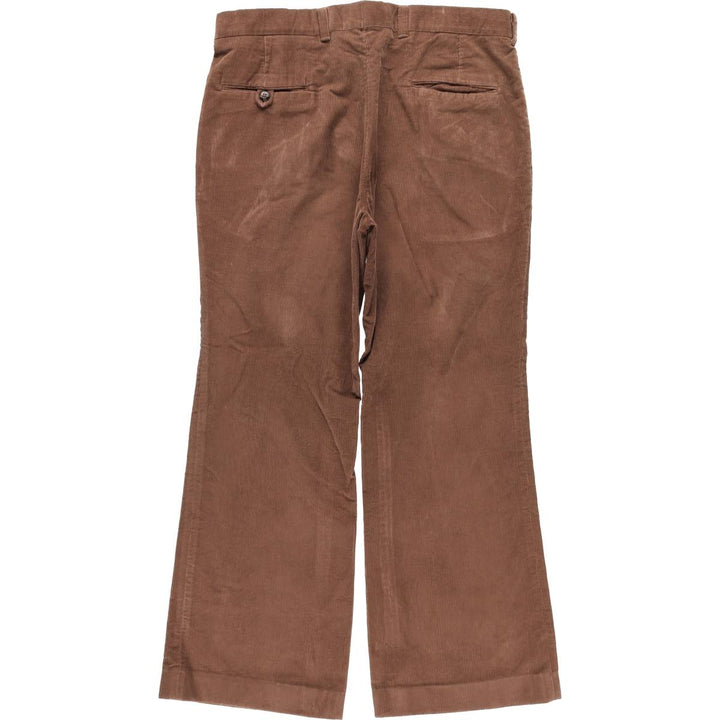 Vintage Levi's PANATELA Flared Corduroy Pants from the 1970'S and 1980s, Men's Size 36 unclear brown type Vintage Second Hand