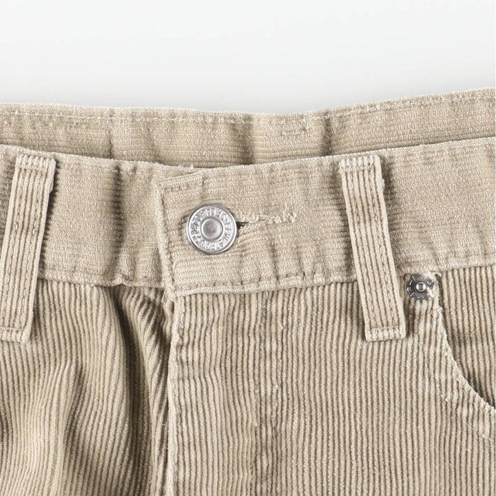 2000'S Levi's 505 Regular Fit Straight Leg Corduroy Pants, Men's, Size W32 cotton Beige type Vintage Second Hand