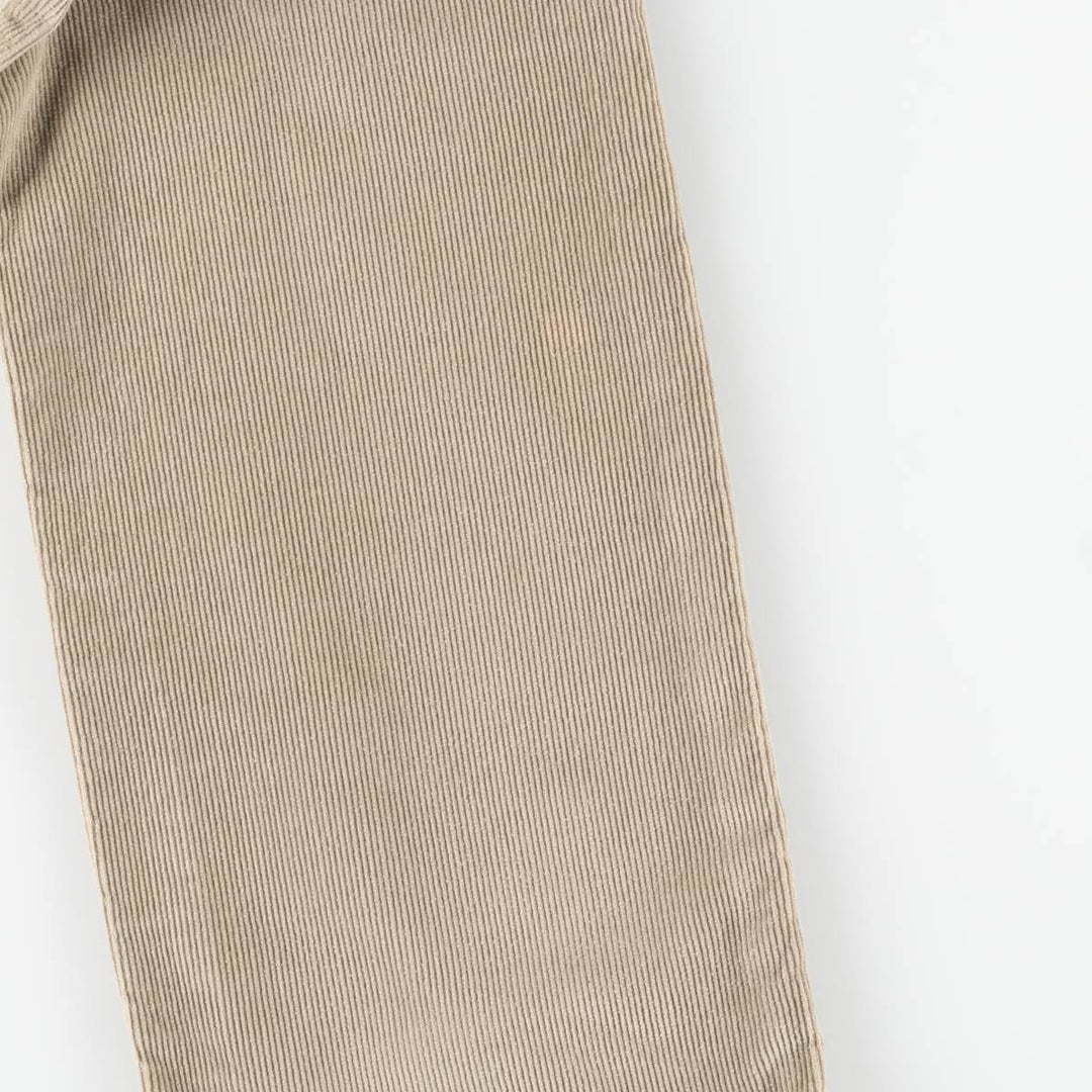 2000'S Levi's 505 Regular Fit Straight Leg Corduroy Pants, Men's, Size W32 cotton Beige type Vintage Second Hand