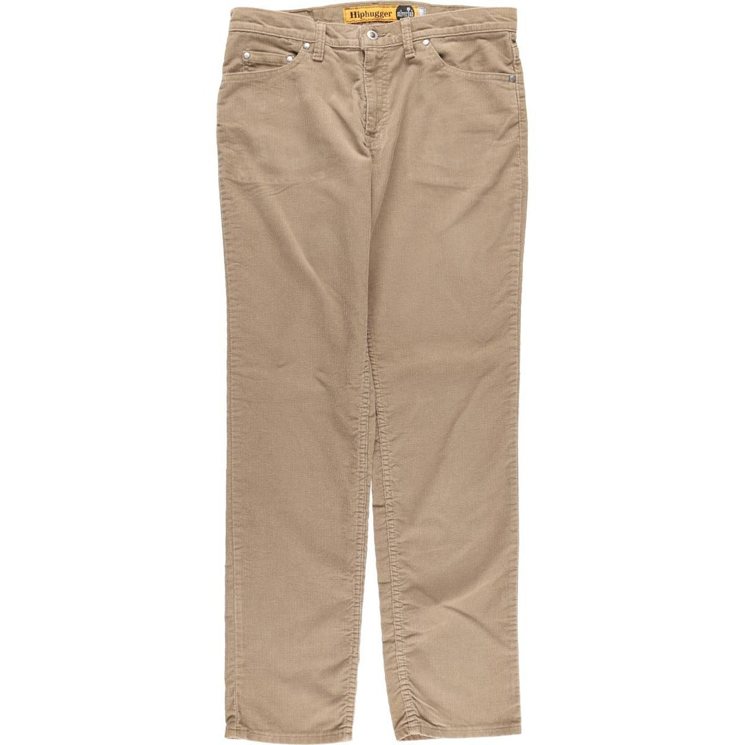 Vintage 80s-90'S Levi's Silver Tab Hiphugger Corduroy Pants, Made in Canada, Men's Size 34 cotton brown type Vintage Second Hand