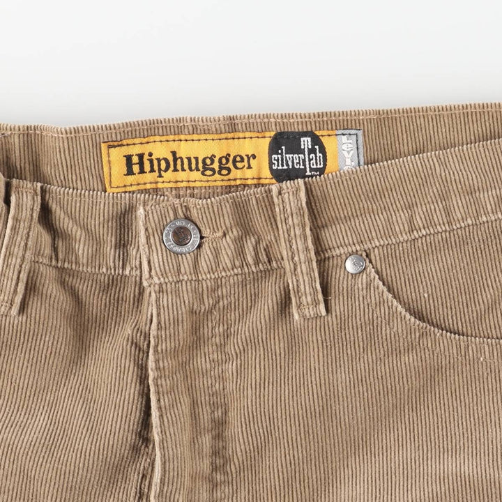 Vintage 80s-90'S Levi's Silver Tab Hiphugger Corduroy Pants, Made in Canada, Men's Size 34 cotton brown type Vintage Second Hand
