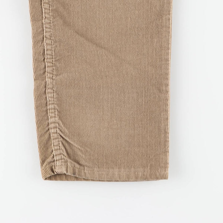 Vintage 80s-90'S Levi's Silver Tab Hiphugger Corduroy Pants, Made in Canada, Men's Size 34 cotton brown type Vintage Second Hand