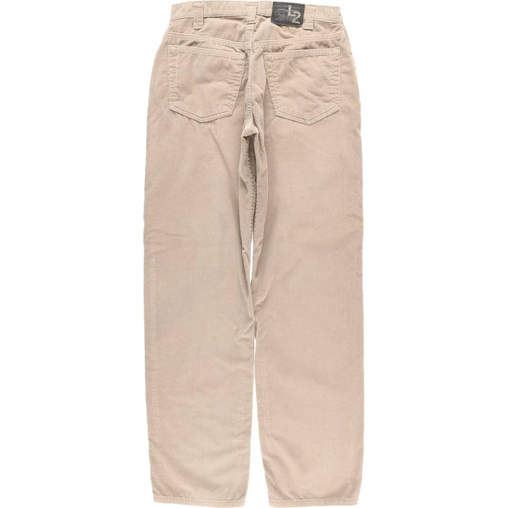 90'S Levi's L2 Relax Fit Corduroy Pants with White Tab, Men's Size W31, Vintage cotton Beige type Vintage Second Hand