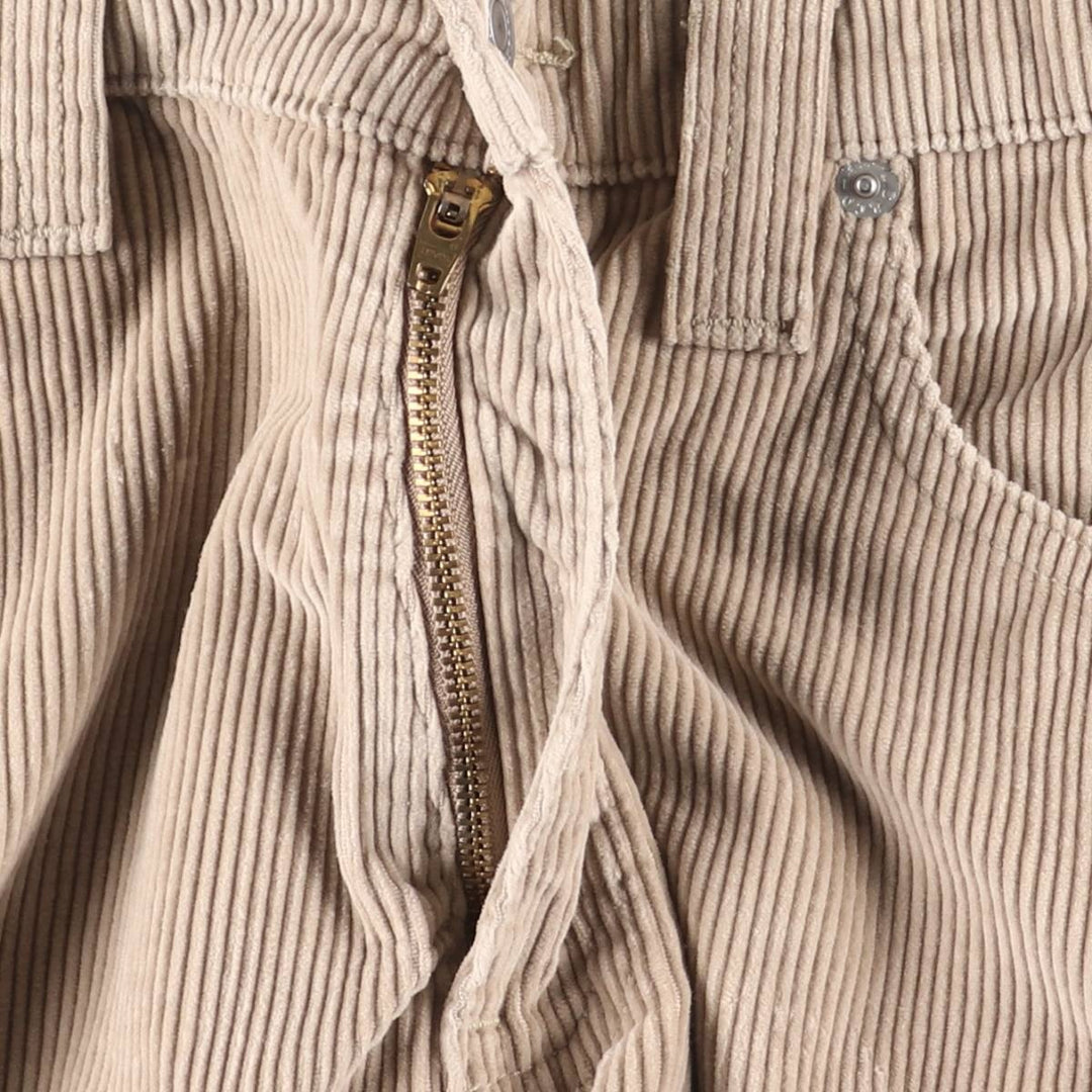 90'S Levi's L2 Relax Fit Corduroy Pants with White Tab, Men's Size W31, Vintage cotton Beige type Vintage Second Hand