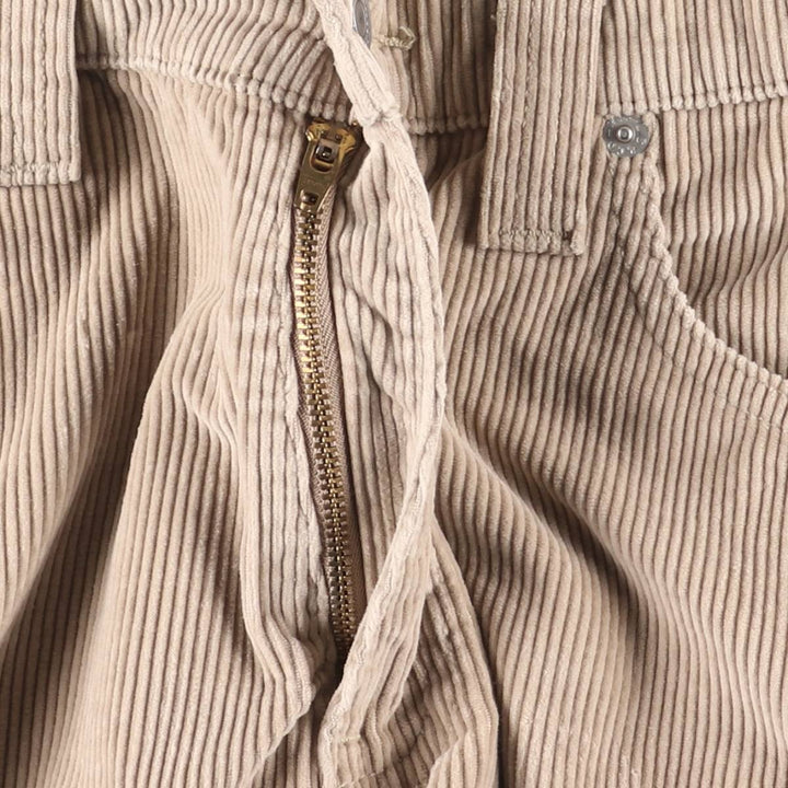 90'S Levi's L2 Relax Fit Corduroy Pants with White Tab, Men's Size W31, Vintage cotton Beige type Vintage Second Hand