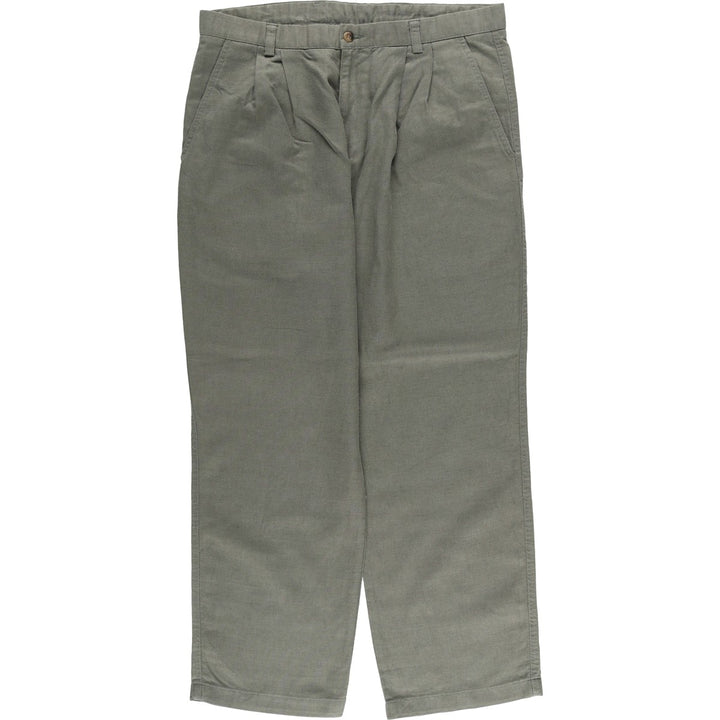 Dockers Recode Two-Pleated Slacks, Men's, Size W36 unclear gray type Vintage Second Hand
