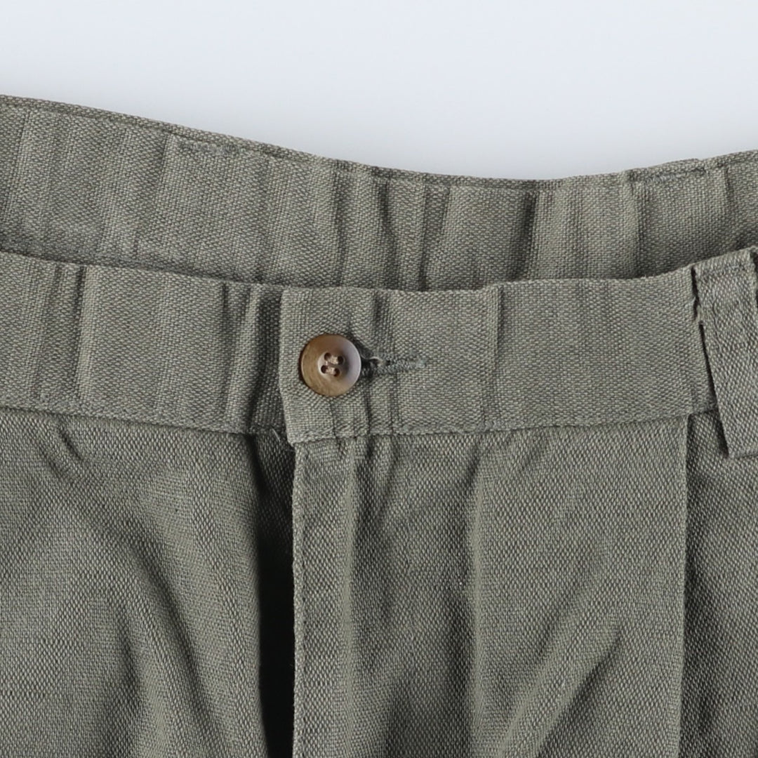 Dockers Recode Two-Pleated Slacks, Men's, Size W36 unclear gray type Vintage Second Hand