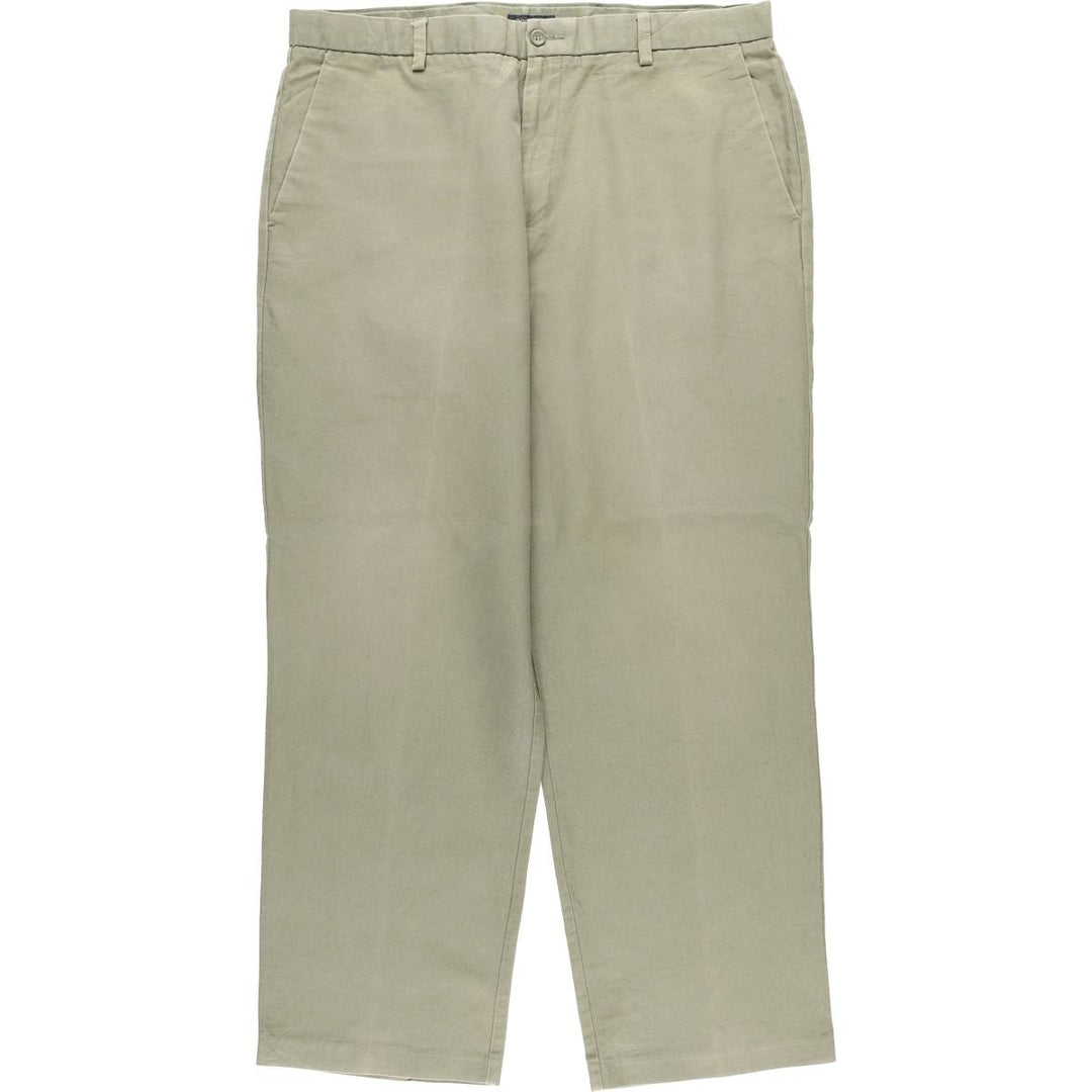 Dockers linen pants, slacks, men's size W37 cotton Khaki type sage green Vintage Second Hand