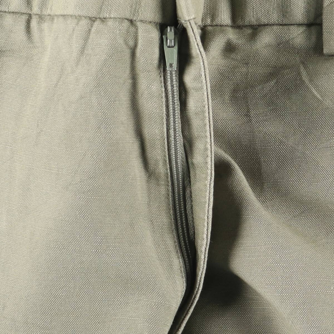 Dockers linen pants, slacks, men's size W37 cotton Khaki type sage green Vintage Second Hand