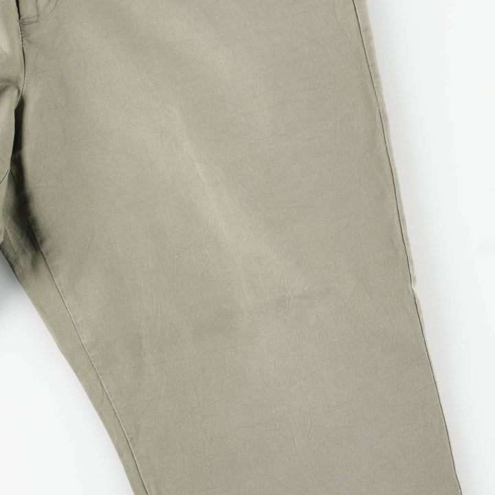 Dockers linen pants, slacks, men's size W37 cotton Khaki type sage green Vintage Second Hand