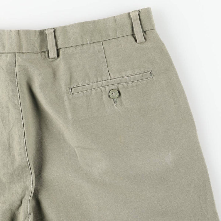 Dockers linen pants, slacks, men's size W37 cotton Khaki type sage green Vintage Second Hand