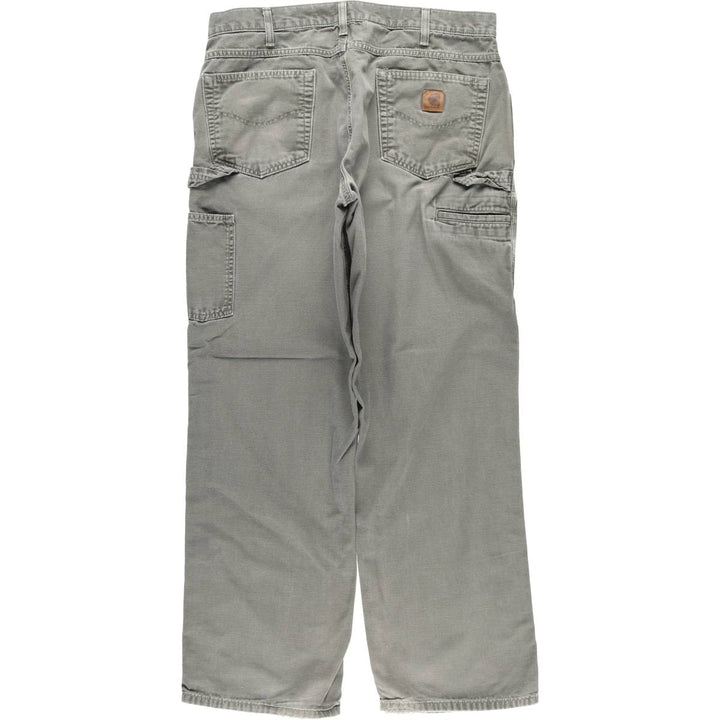 Carhartt Loose Fit Duck Painter Pants, Men's, W36 equivalent cotton gray type Vintage Second Hand