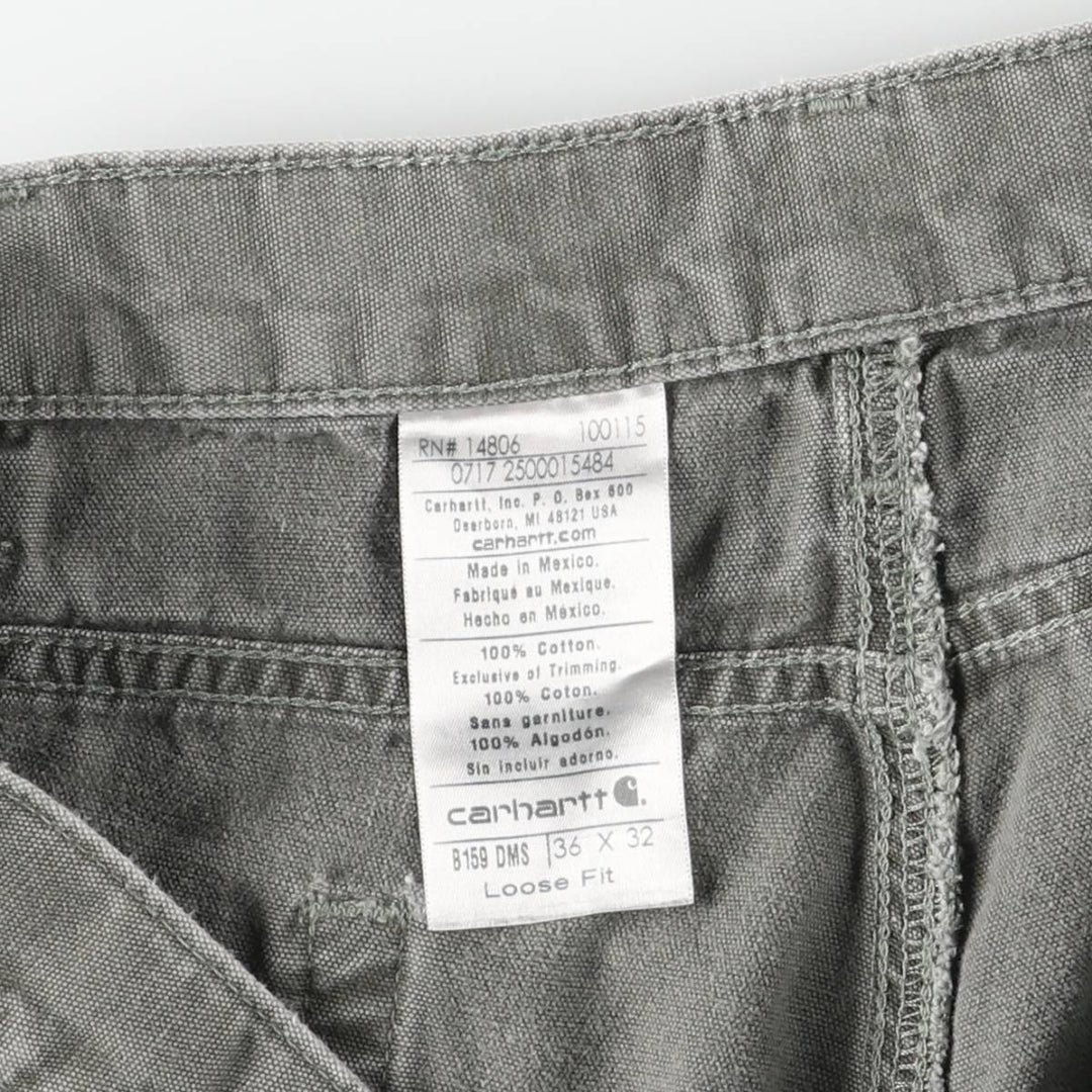 Carhartt Loose Fit Duck Painter Pants, Men's, W36 equivalent cotton gray type Vintage Second Hand