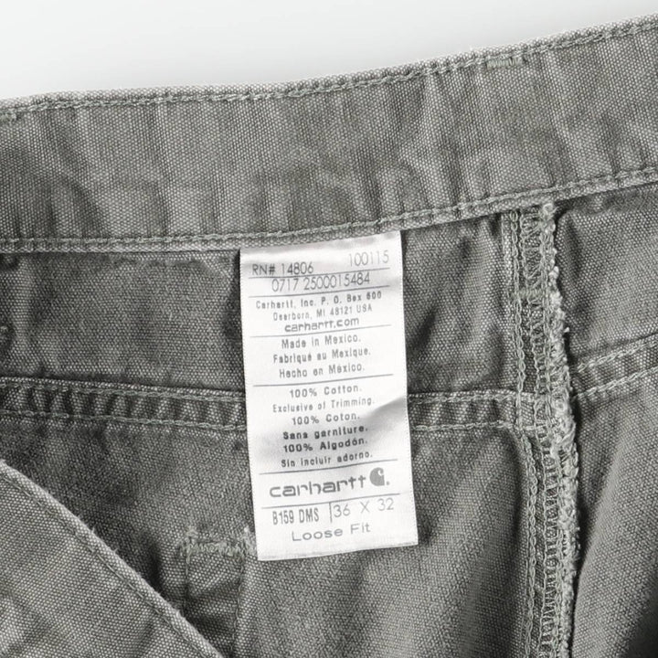 Carhartt Loose Fit Duck Painter Pants, Men's, W36 equivalent cotton gray type Vintage Second Hand