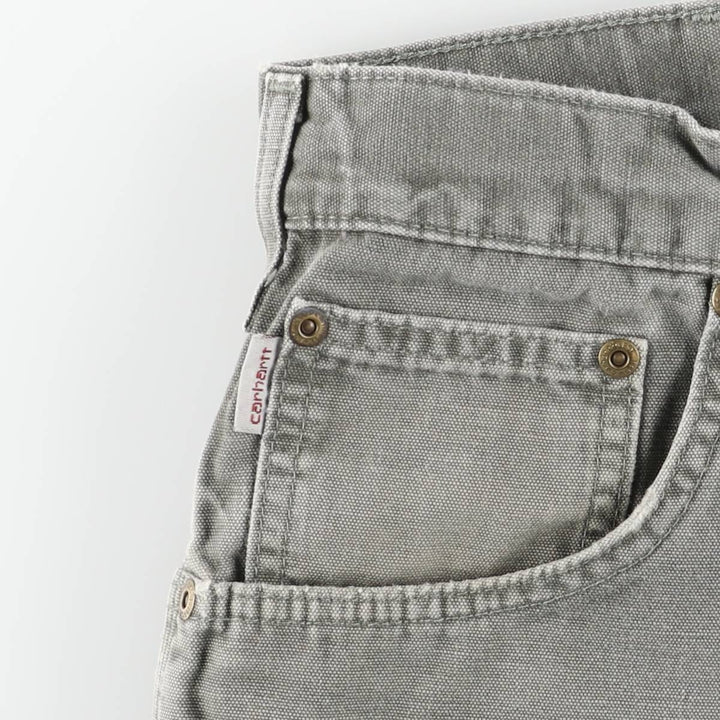 Carhartt Loose Fit Duck Painter Pants, Men's, W36 equivalent cotton gray type Vintage Second Hand