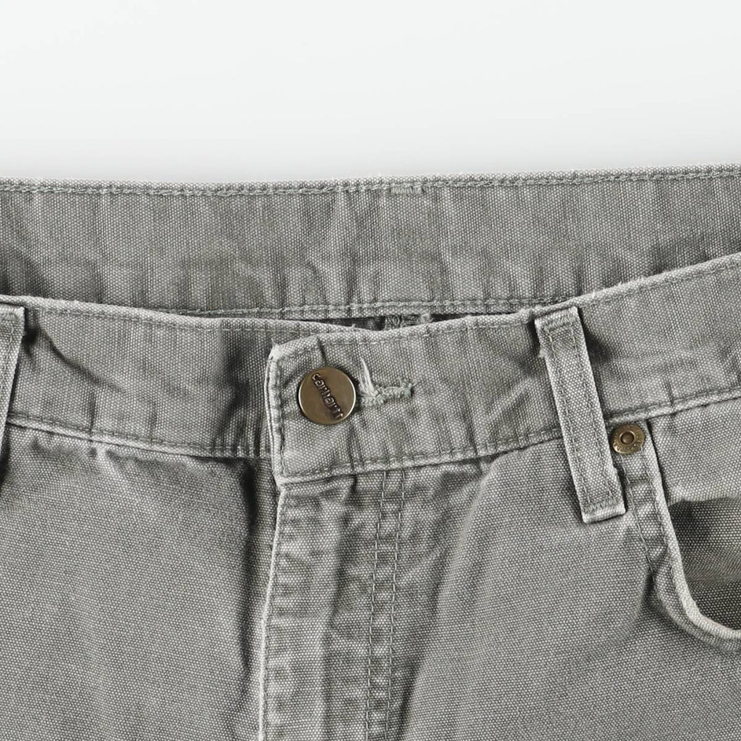 Carhartt Loose Fit Duck Painter Pants, Men's, W36 equivalent cotton gray type Vintage Second Hand