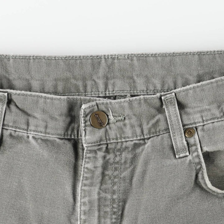 Carhartt Loose Fit Duck Painter Pants, Men's, W36 equivalent cotton gray type Vintage Second Hand