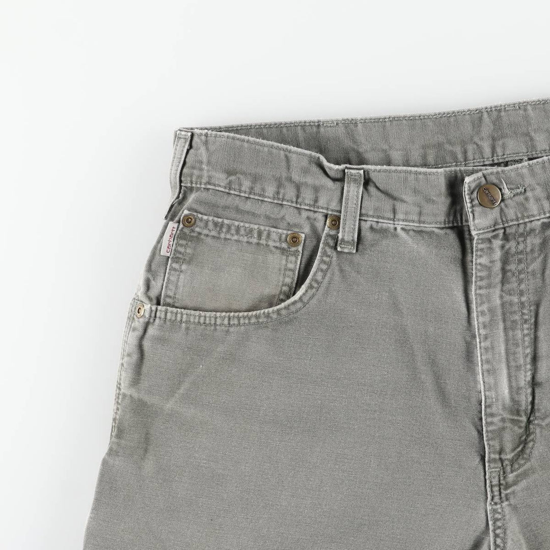 Carhartt Loose Fit Duck Painter Pants, Men's, W36 equivalent cotton gray type Vintage Second Hand